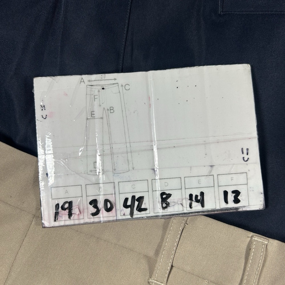 Wowie Men's Daily Chino Pants Bundle 38x30 Navy Khaki Slim Fit Stretch Lot of 2 - Picture 4 of 14